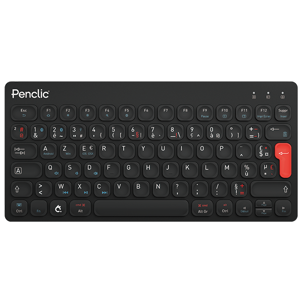Penclic Mini Keyboard KB3 Nordic - Black