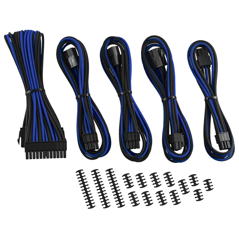 CableMod Classic ModMesh Cable Extension Kit - 8+6 Series - black/blue