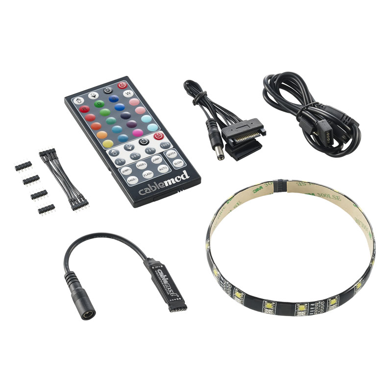 CableMod WideBeam Hybrid LED Kit 30cm - RGB/W