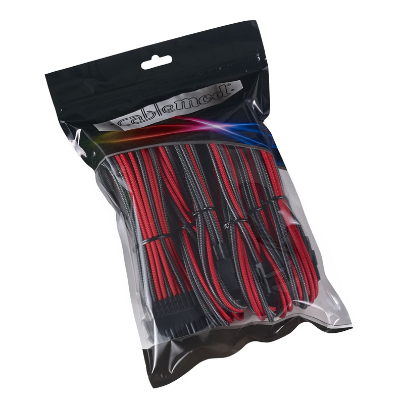 CableMod PRO ModMesh Cable Extension Kit - carbon/red