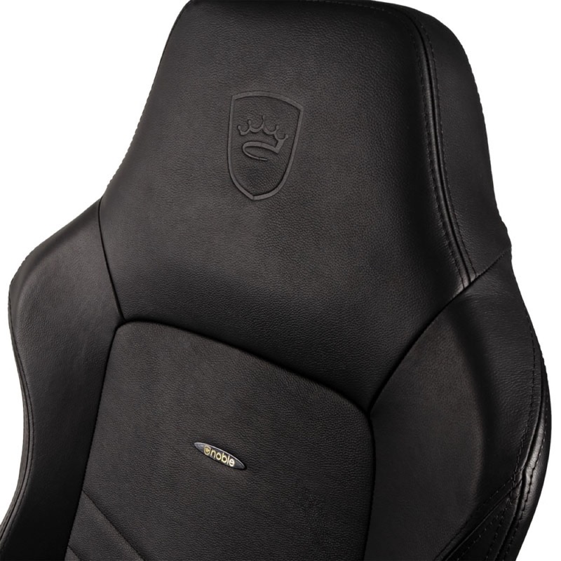 noblechairs HERO Real Leather Black/Black
