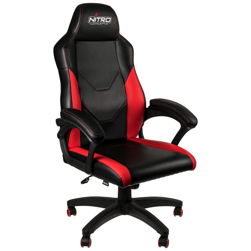 Nitro Concepts C100 Gaming Chair - Black/Red