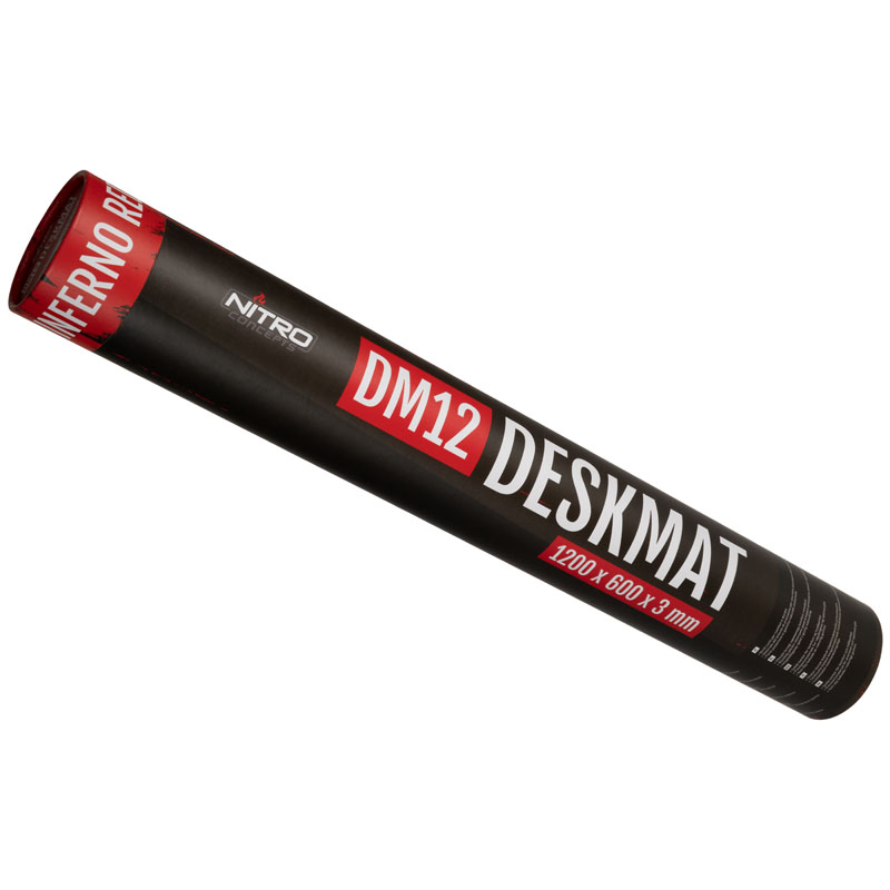 Nitro Concepts Deskmat, 3XL (1200x600mm) - black/red
