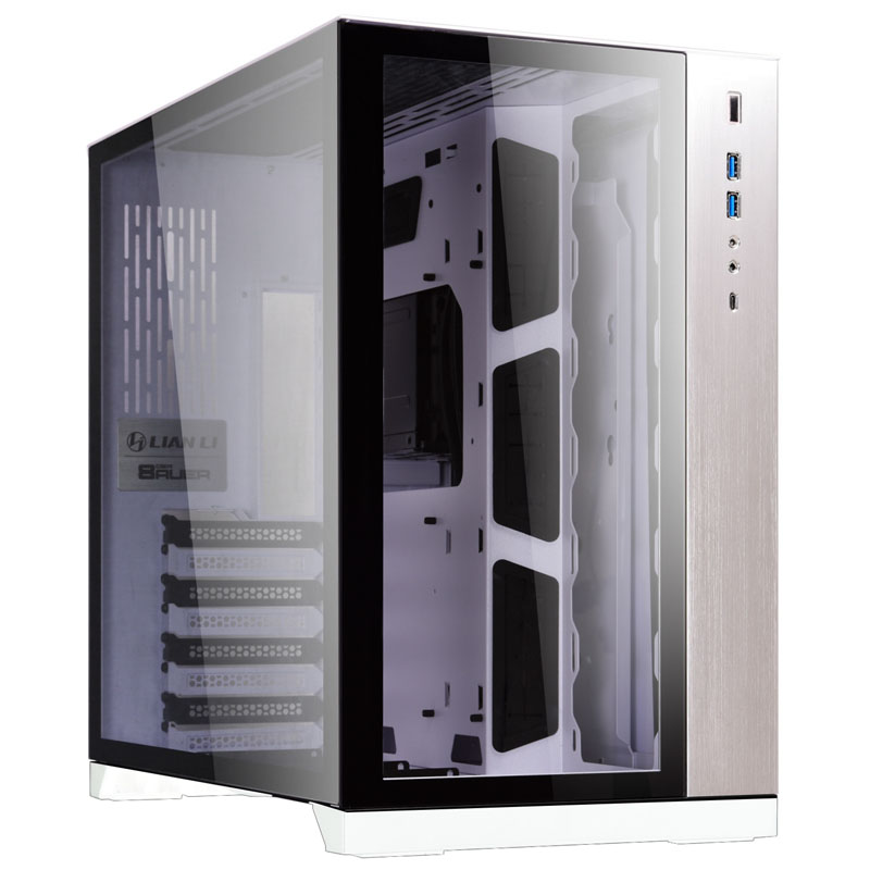 Lian Li PC-O11 Dynamic Midi Tower, Tempered Glass - White 