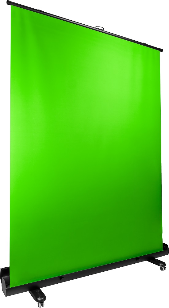 Streamplify SCREEN LIFT, Green Screen, 200 x 150cm, hydraulic, rollable