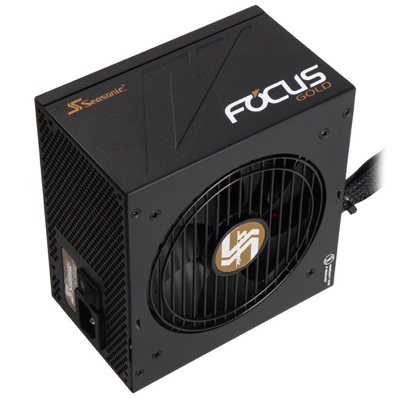 Seasonic Focus 80 Plus Gold PSU, modular - 450 Watt