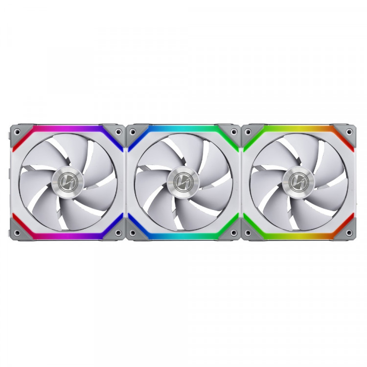 Lian Li UNI FAN SL120 RGB PWM Fans, 3 Pack, white - 120 mm